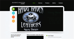 Desktop Screenshot of hawghavenleathers.com